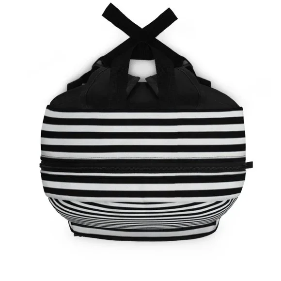 Striped Pattern Backpack - Picture 4 of 5